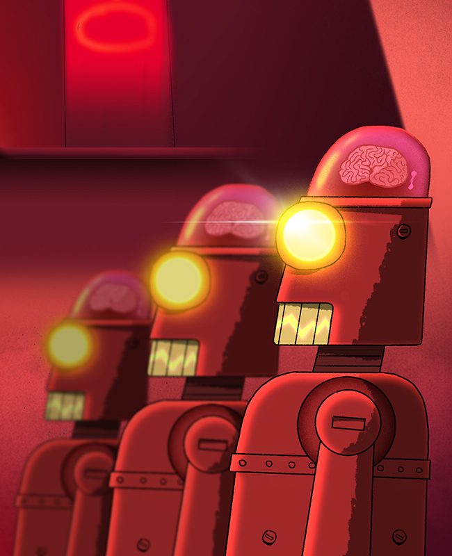 Robot Army Illustration